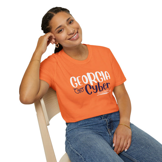 Copy of Copy of Georgia Cyber Unisex Softstyle T-Shirt - Riding the Wave of Excellence