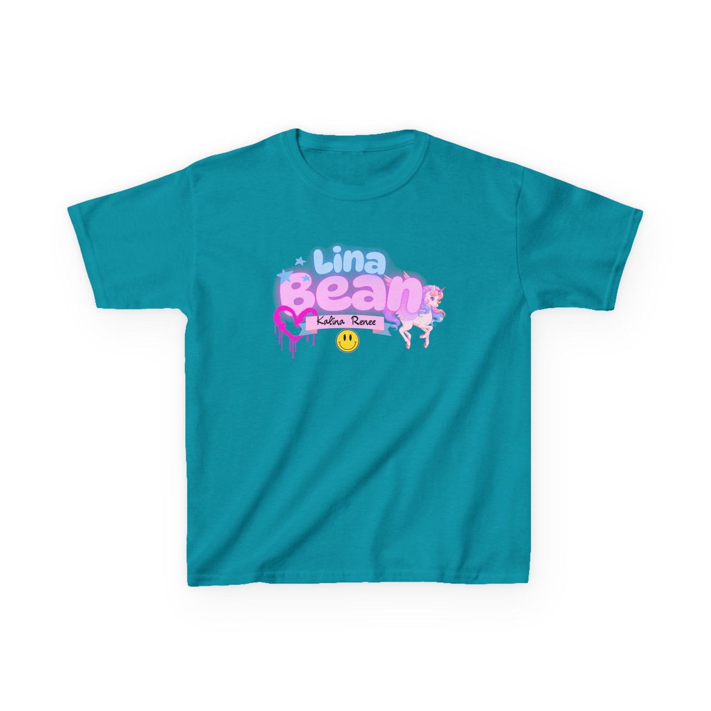 Playful Kids Tee with Custom Name & Unicorn Design