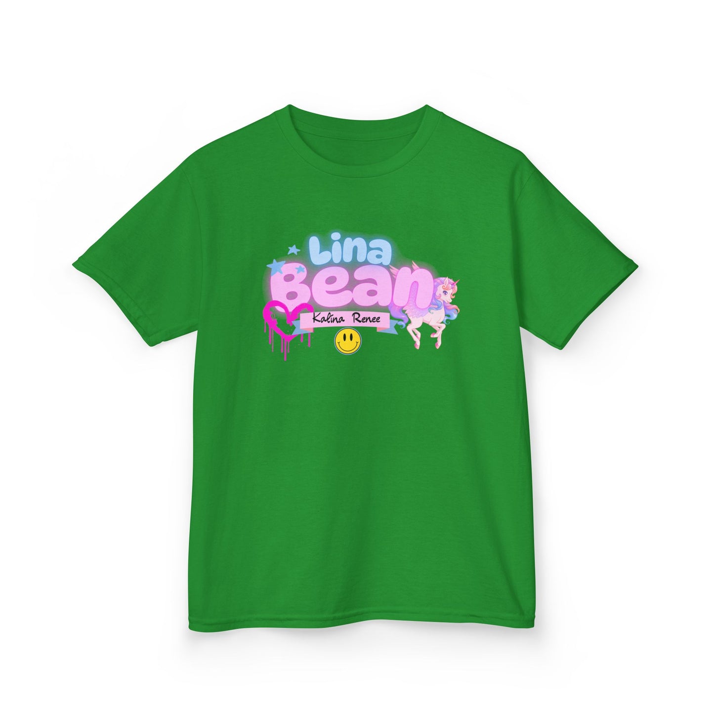 Playful Kids Tee with Custom Name & Unicorn Design