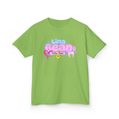 Playful Kids Tee with Custom Name & Unicorn Design