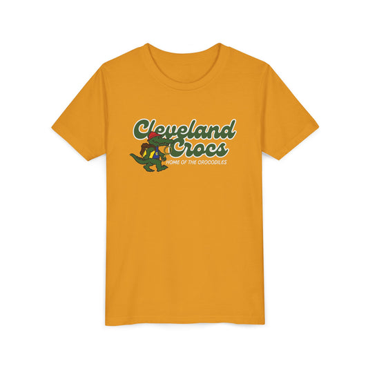 Cleveland Crocs Youth Short Sleeve Tee - Fun & Playful Design for Young Fans