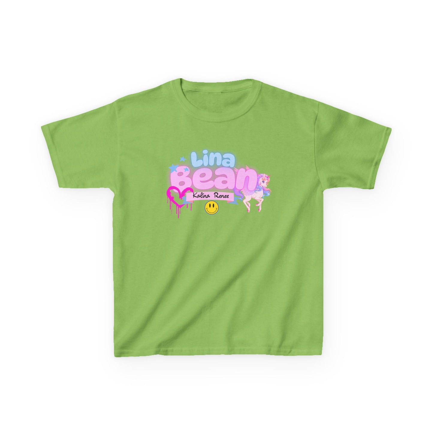 Playful Kids Tee with Custom Name & Unicorn Design