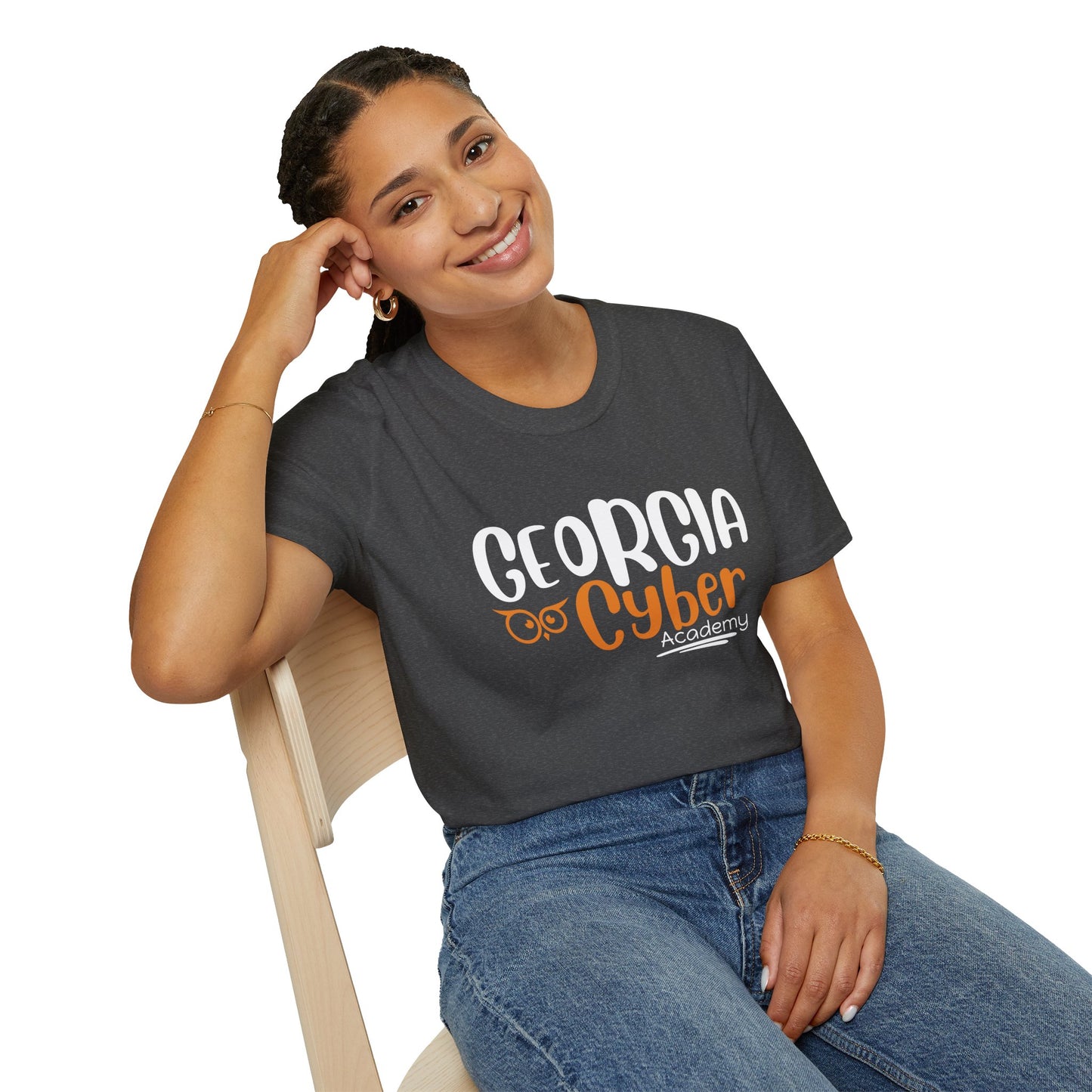 Copy of Copy of Georgia Cyber Unisex Softstyle T-Shirt - Riding the Wave of Excellence